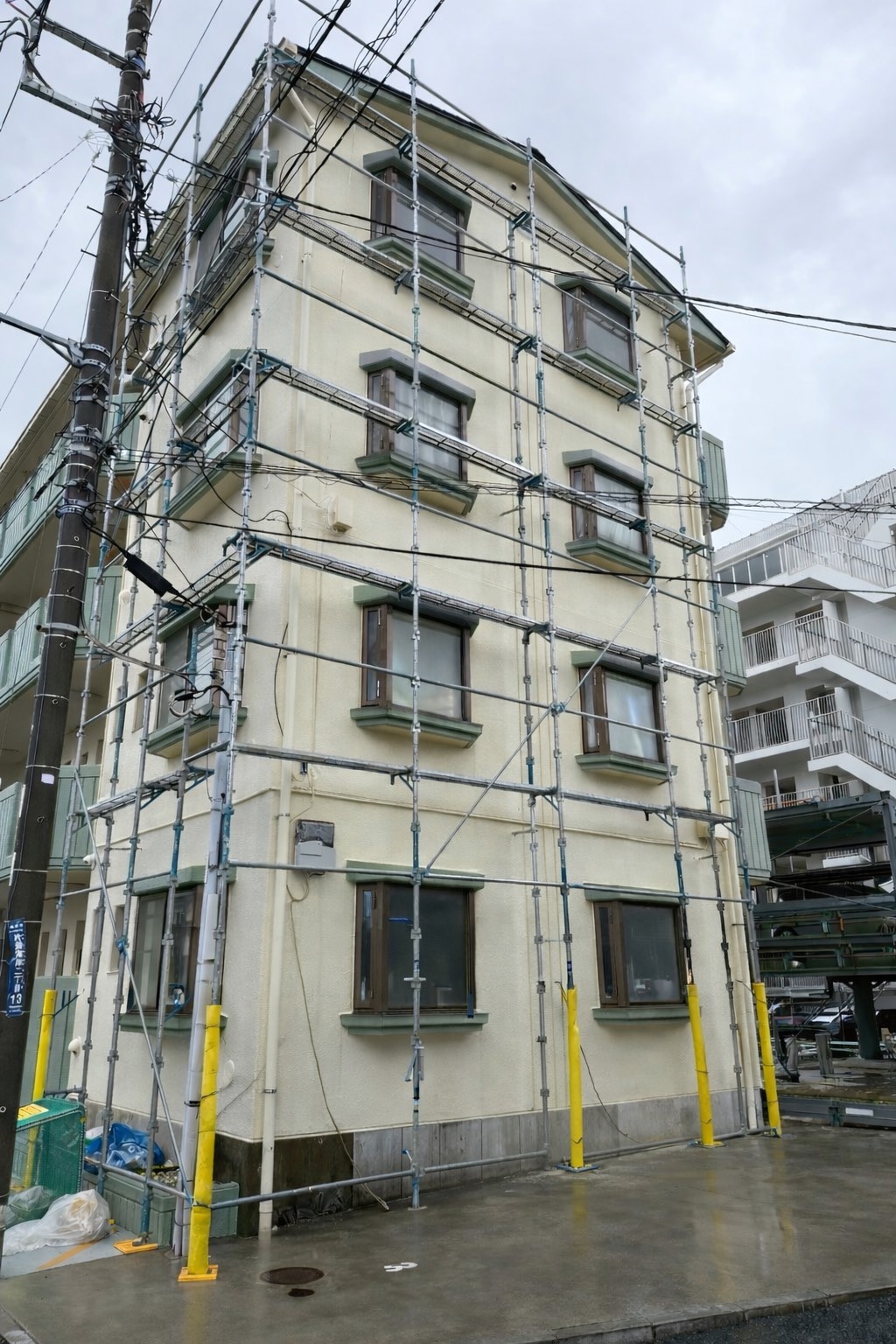 戸建住宅 仮設足場工事
