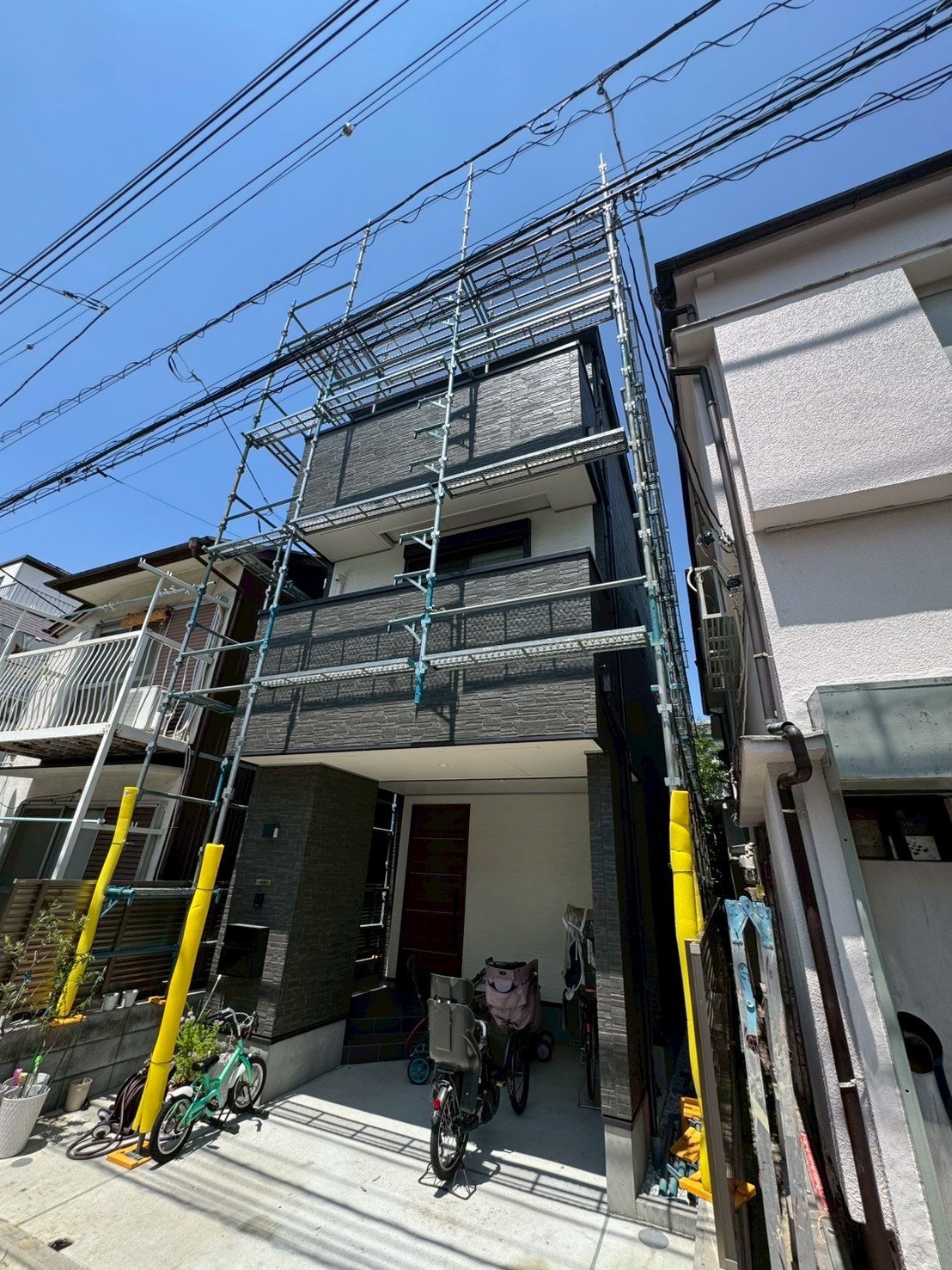 戸建住宅 仮設足場工事